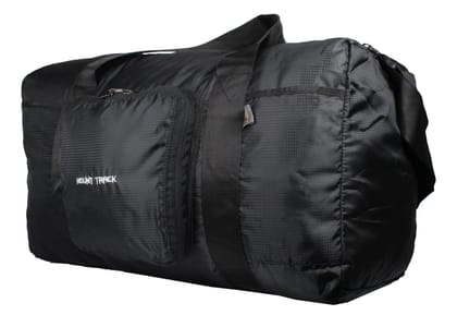 MOUNT TRACK 9502 Nylon Foldable and Waterproof Travel Duffle Bag (Black)