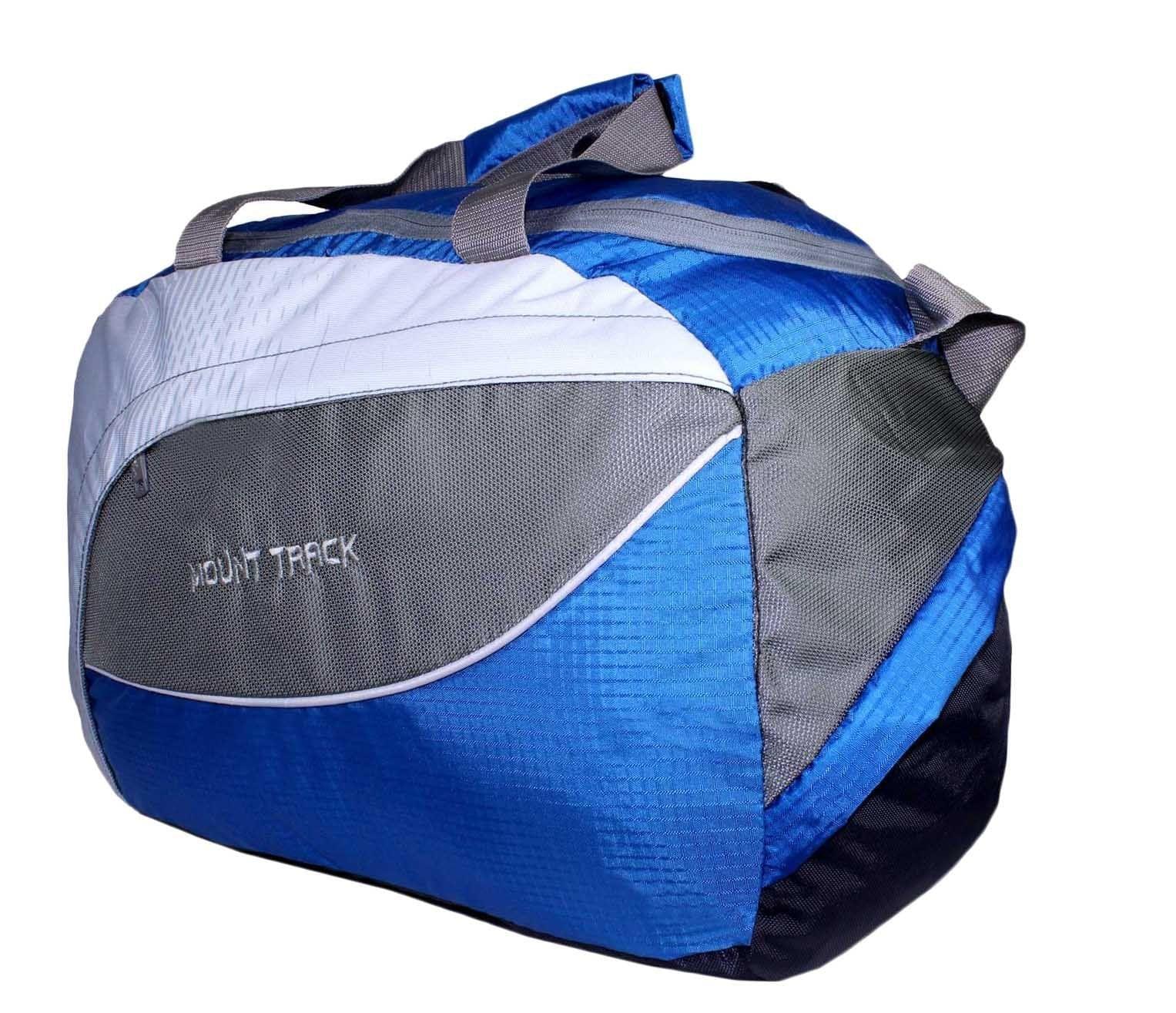 Mount Track 9501 Nylon 56 cms Gym/Travel Duffle, Cabin Size Bag Neon Blue