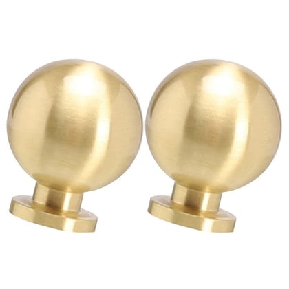 brass knob 1.25 inch
