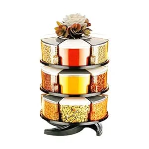 360° Spice Rack Set of 18 Pieces 3 Layer Spice Set