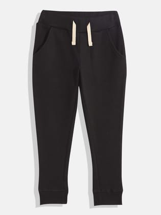 Boys Solid Rib Joggers Pant