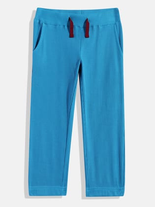 Boys Solid Rib Track Pant