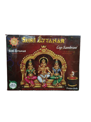 Sri Ayyanar Premium Sambrani Cups (12nos)