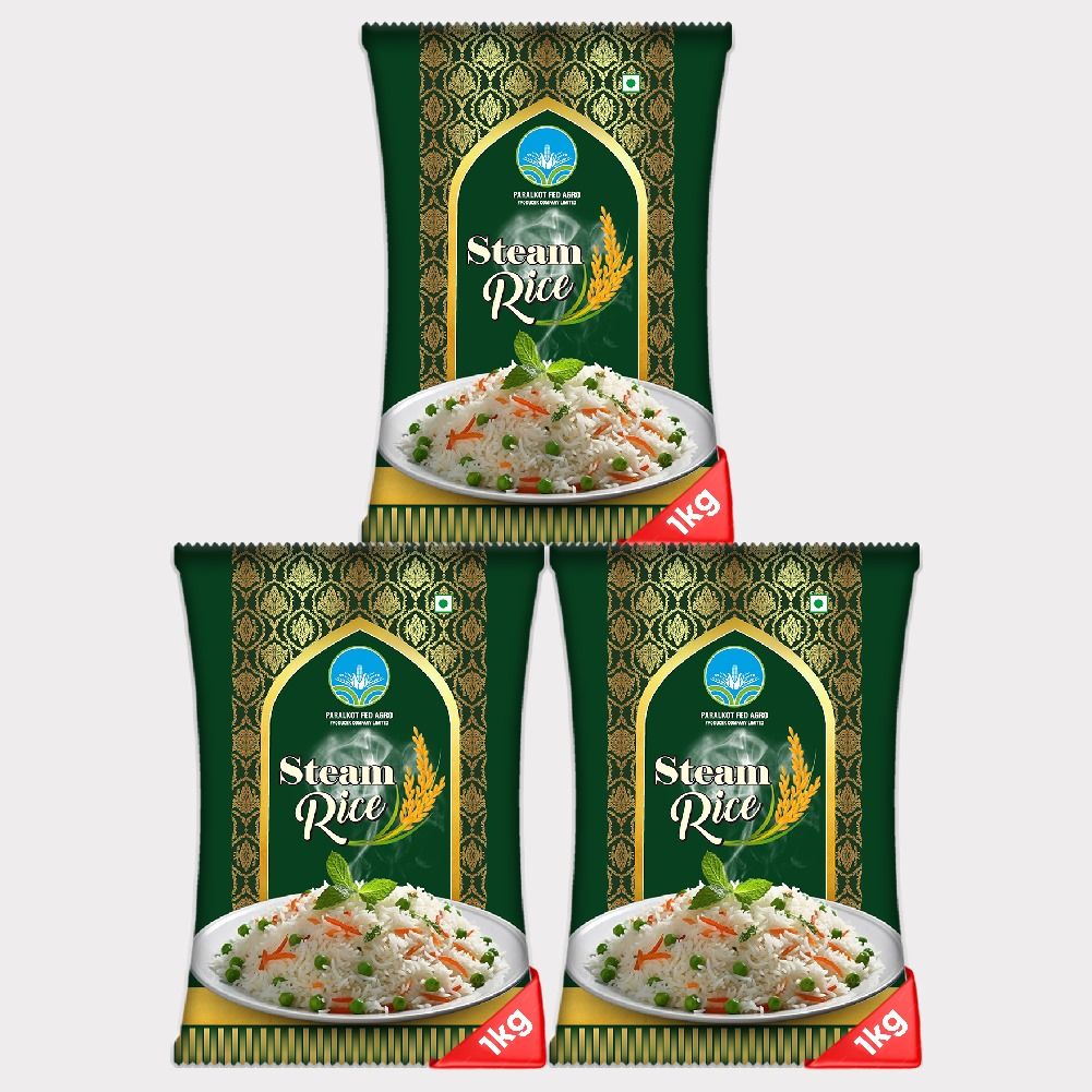 Steam Rice (pack of 3)