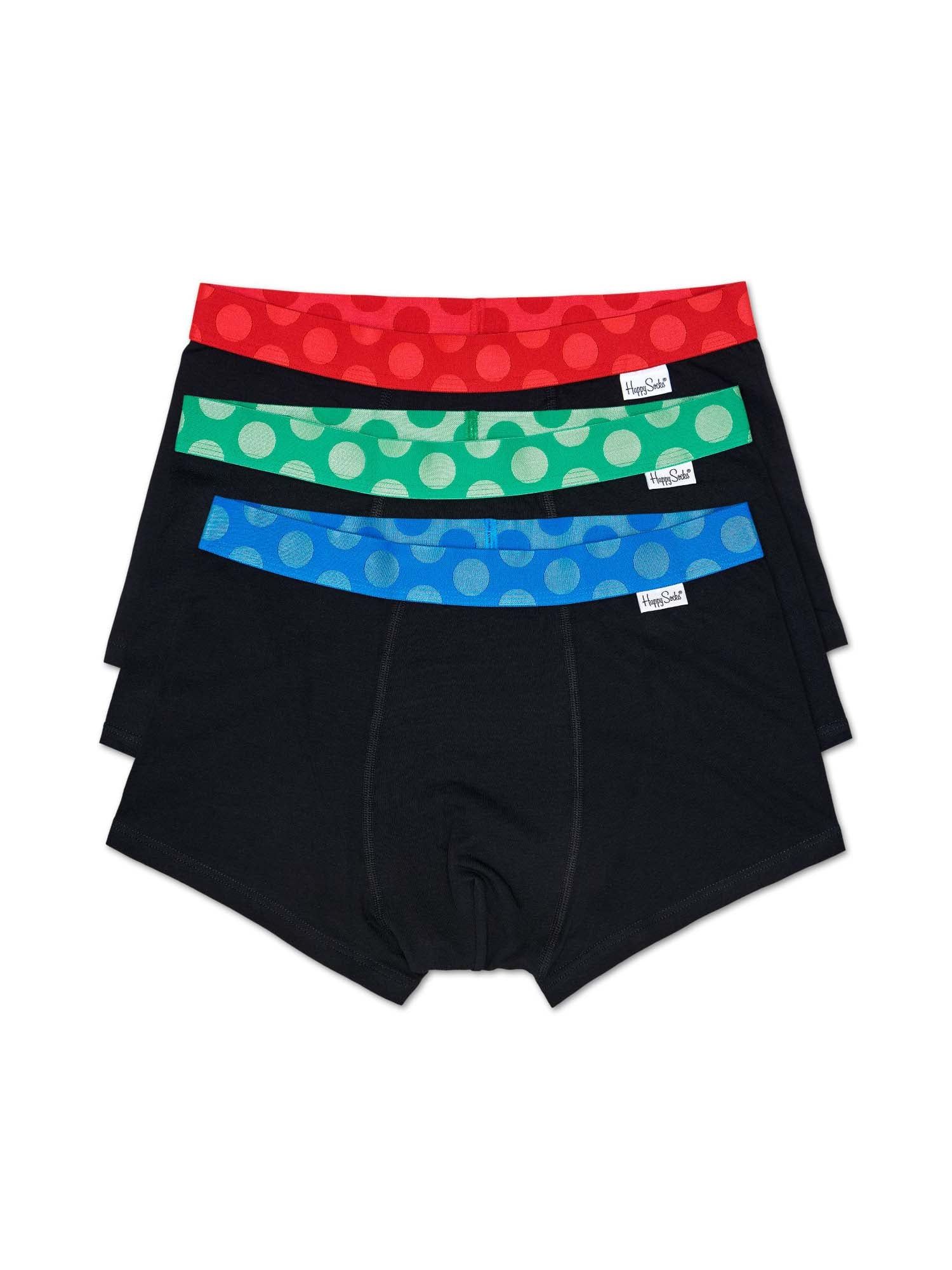 Happy Socks 3-Pack Contrast Trunks