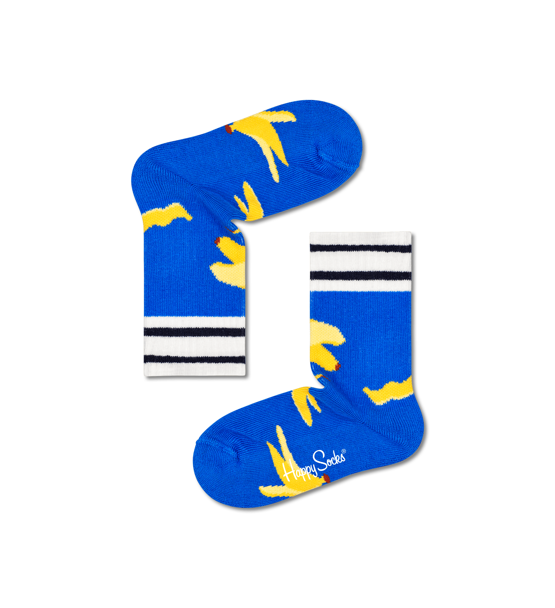 Happy Socks Kids Banana Break Rib Sock