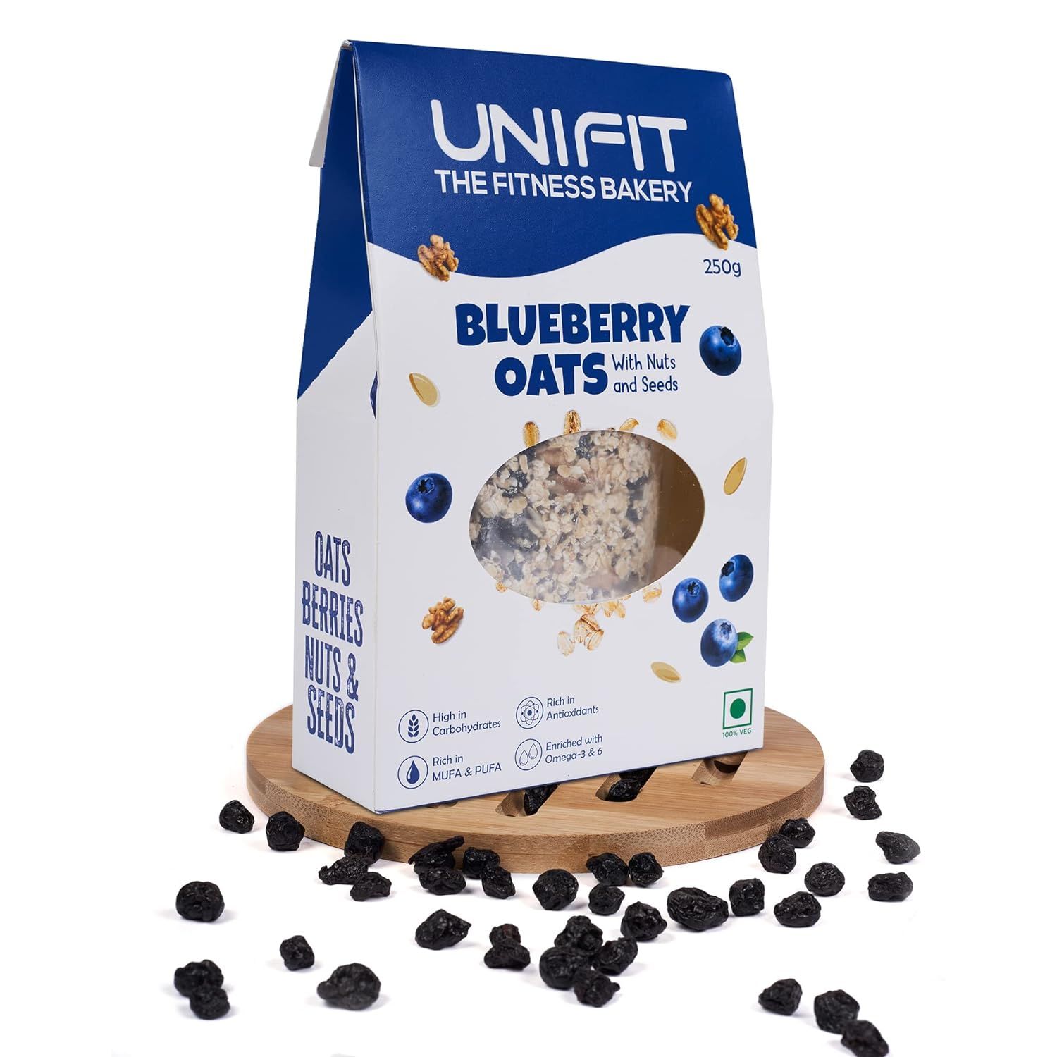 UNIFIT Blueberry Oats 250g