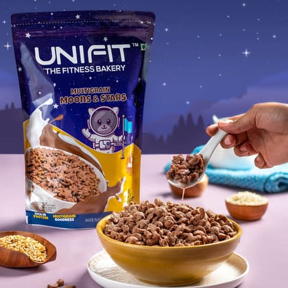 UNIFIT Multigrain Choco Moons & Stars 375g