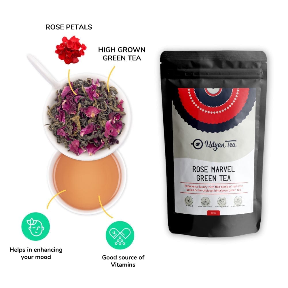 Udyan Tea Rose Marvel Green Tea