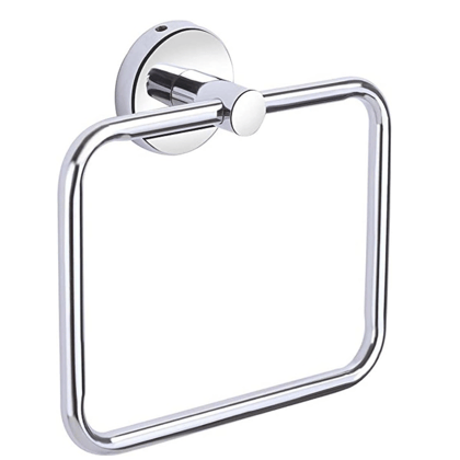 100% Stainless Steel Towel Ring Square Shape 1 Pc