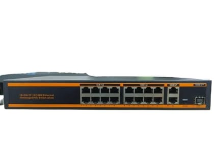 Kinetic Wears POE Switch 100 for Seamless Connectivity 100mbps Power and 8* 100 mbps Poe Supply
