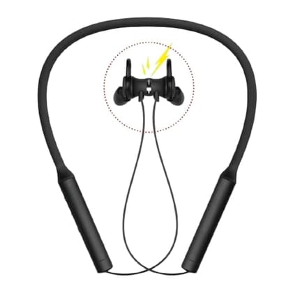 Kinetic Wears KT-03 Wireless Bluetooth Neckband with Mic and Noise Cancellation ENx Tech, Smart Magnetic Buds, ASAP Charge, Upto 40 Hours Playback 10MM Drivers Beast Mode Extra BASS
