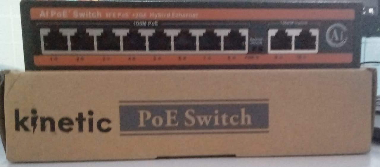 Kinetic Wears 10/100 Mbps PoE Switch