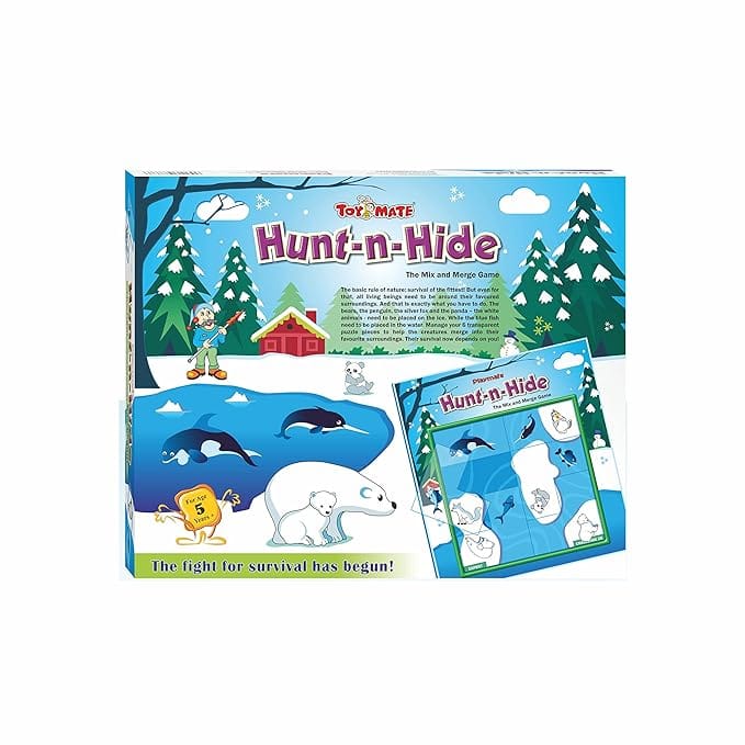 Shri Balaji Hunt N Hide- Mix & Merge (Ice & Water) Brain Puzzle Game for Kids Age 6 Year and Above