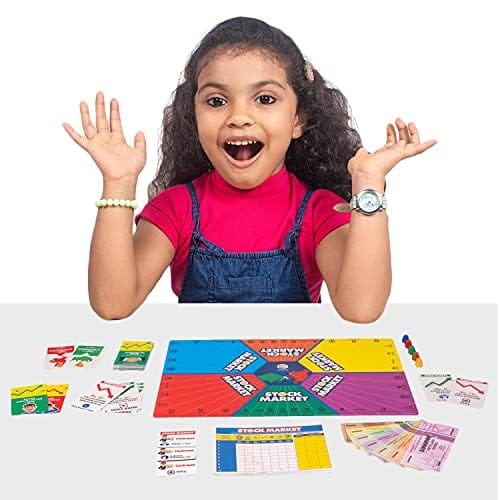 Shri Balaji Stock Market Board Game Where Money Making is A Child's Play | Learn About Different Aspects of The Economy with This Amazing Board Game for Kids 10+ Years