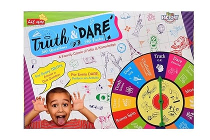 Shri Balaji Truth & dare Board Game with Unique Fun 360 Questions & 240 Tasks