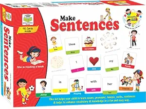 Shri Balaji Make A Sentence Educatioal Puzzle for Kids, Includes 90 Cards of Fun Puzzle