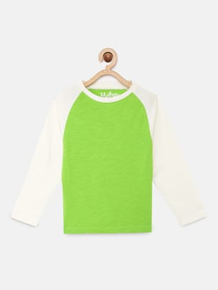 Boys Lime Green Pure Organic Cotton T-shirt