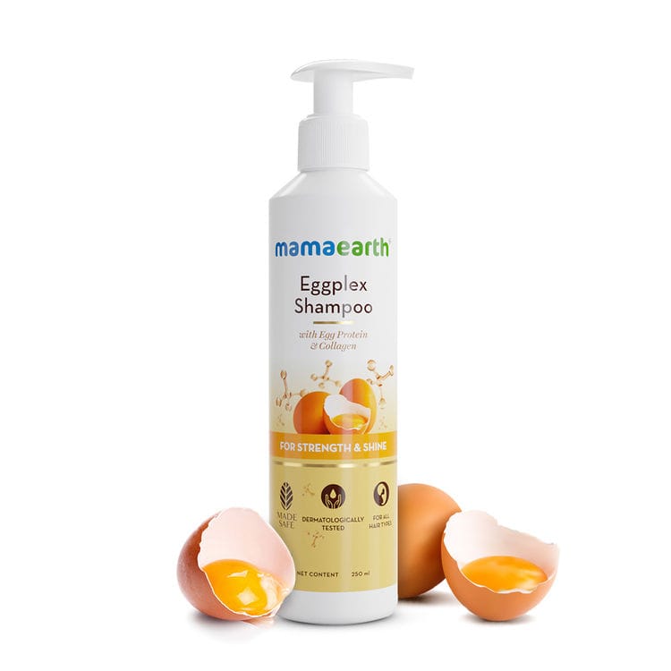 Mamaearth Eggplex Shampoo With Egg Protein For Strength And Shine (250ml)