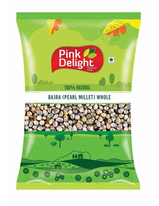 Pink Delight | Millets | Bajra Whole (Pearl Millet) | Natural & Organic | 1 Kg Pack