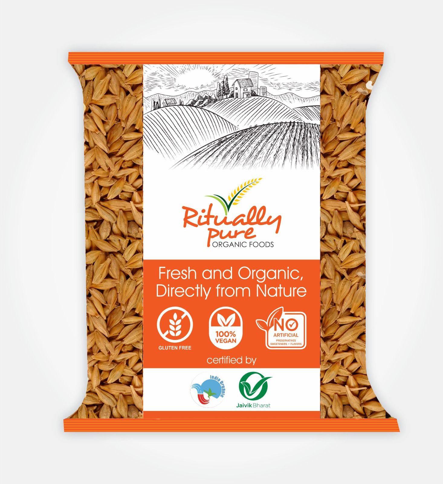 Ritually Pure 100% Organic | Natural & Organic Millet | Jau (Barley Millet) | 1 kg