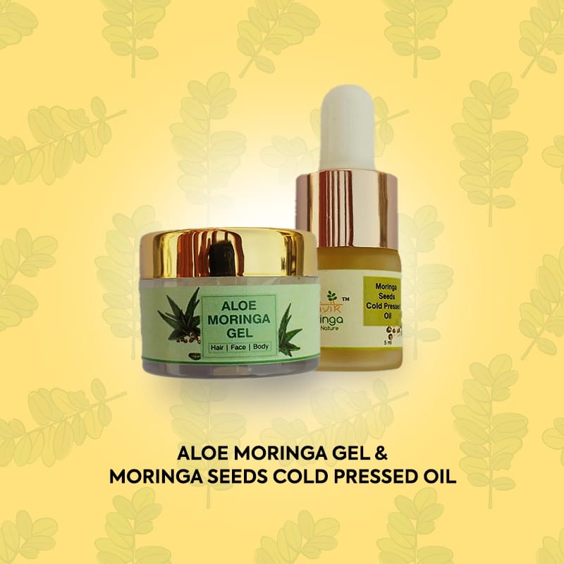 Aloe Moringa Gel & Moringa Seeds Cold Pressed Oil