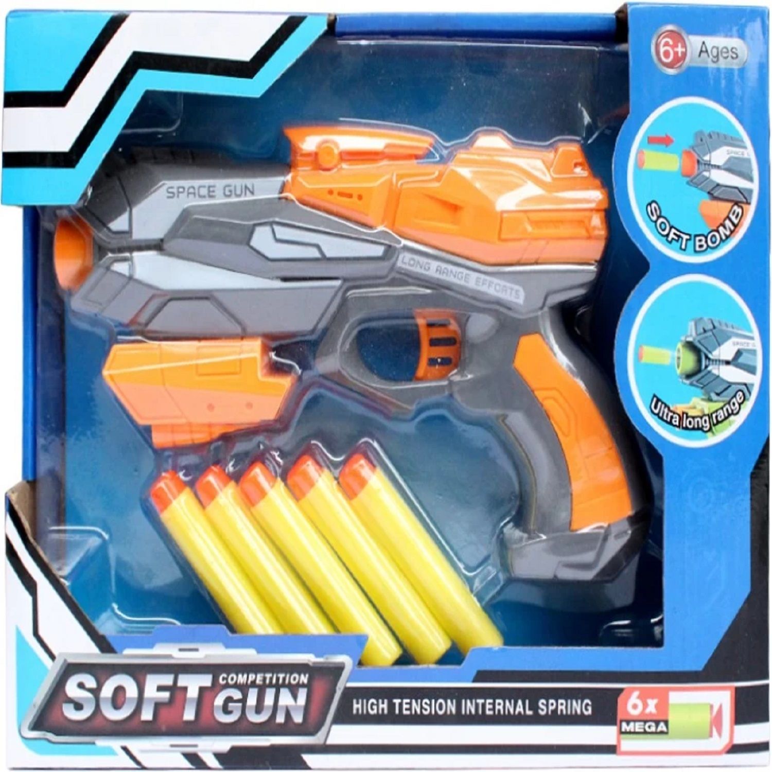 KTRS Enterprise Gun Game for Kid Space Soft Toy Ultra Long Range Competition Soft