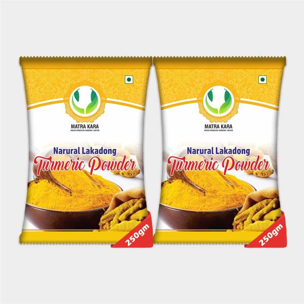 Narural Lakadong Turmeric Powder (500 gm)