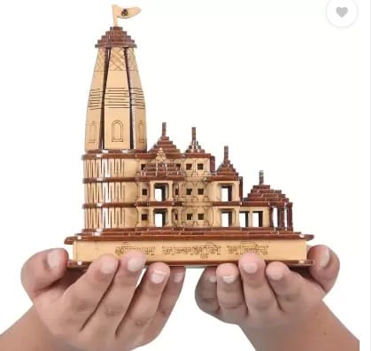 Ram Mandir Ayodhya Arc | Ram Mandir Wood for Home Decor