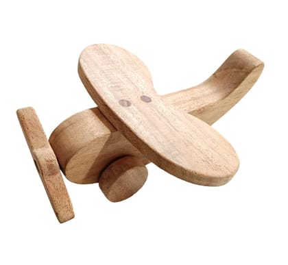 Neem Wooden Airplane for Babies of Age 6 Months - 5 Years