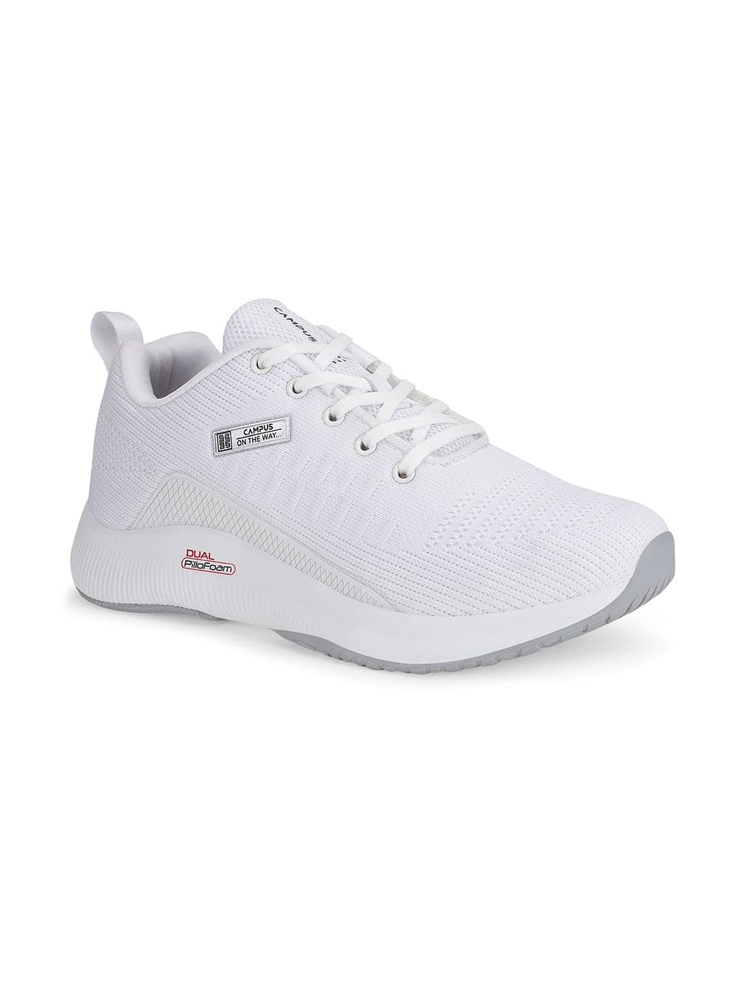 Campus Toll White Mens Running Shoes