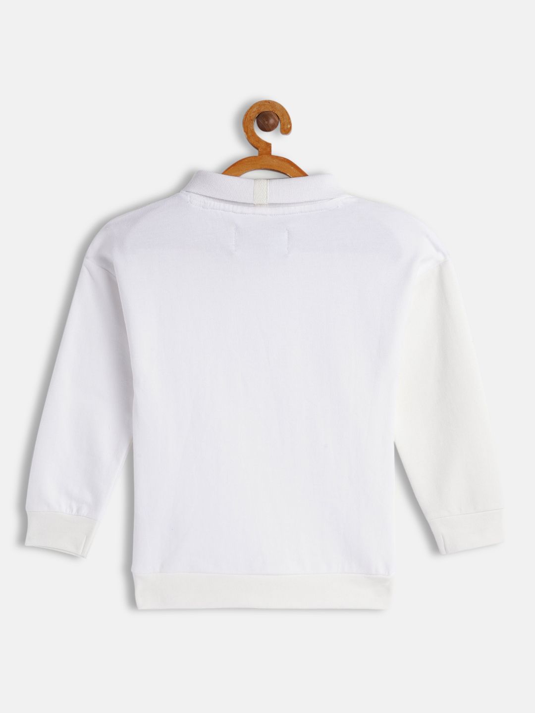 Girls White Sweatshirt