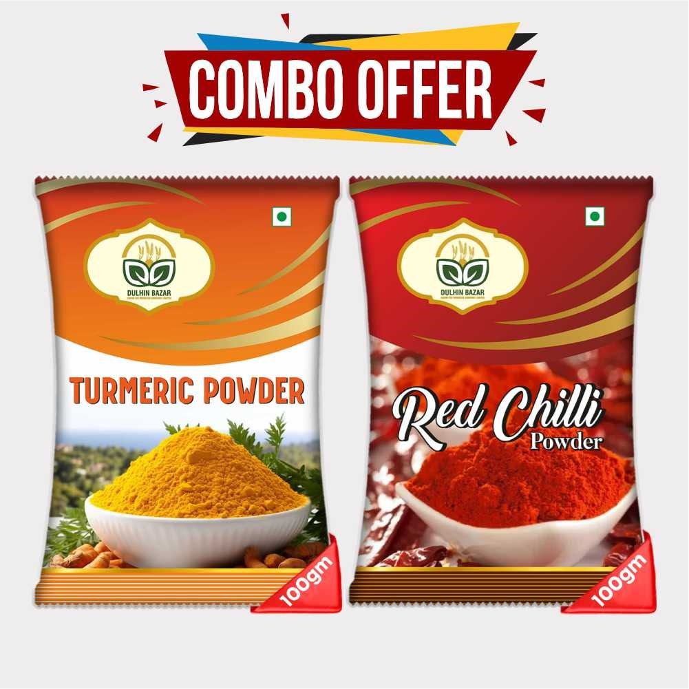 Red Chilli & Turmeric Powder - Combo Offer