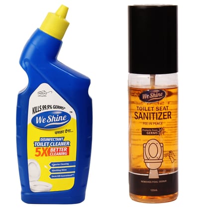 We Shine Combo Set Toilet Cleaner & Toilet Seat Sanitizer (Toilet+SeatSanitizer)