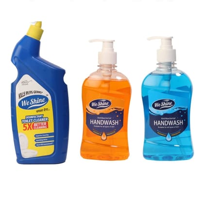 We Shine Combo Set 2 Hanswash and 1 Toilet Cleaner (KS - T.H 2.Wash)