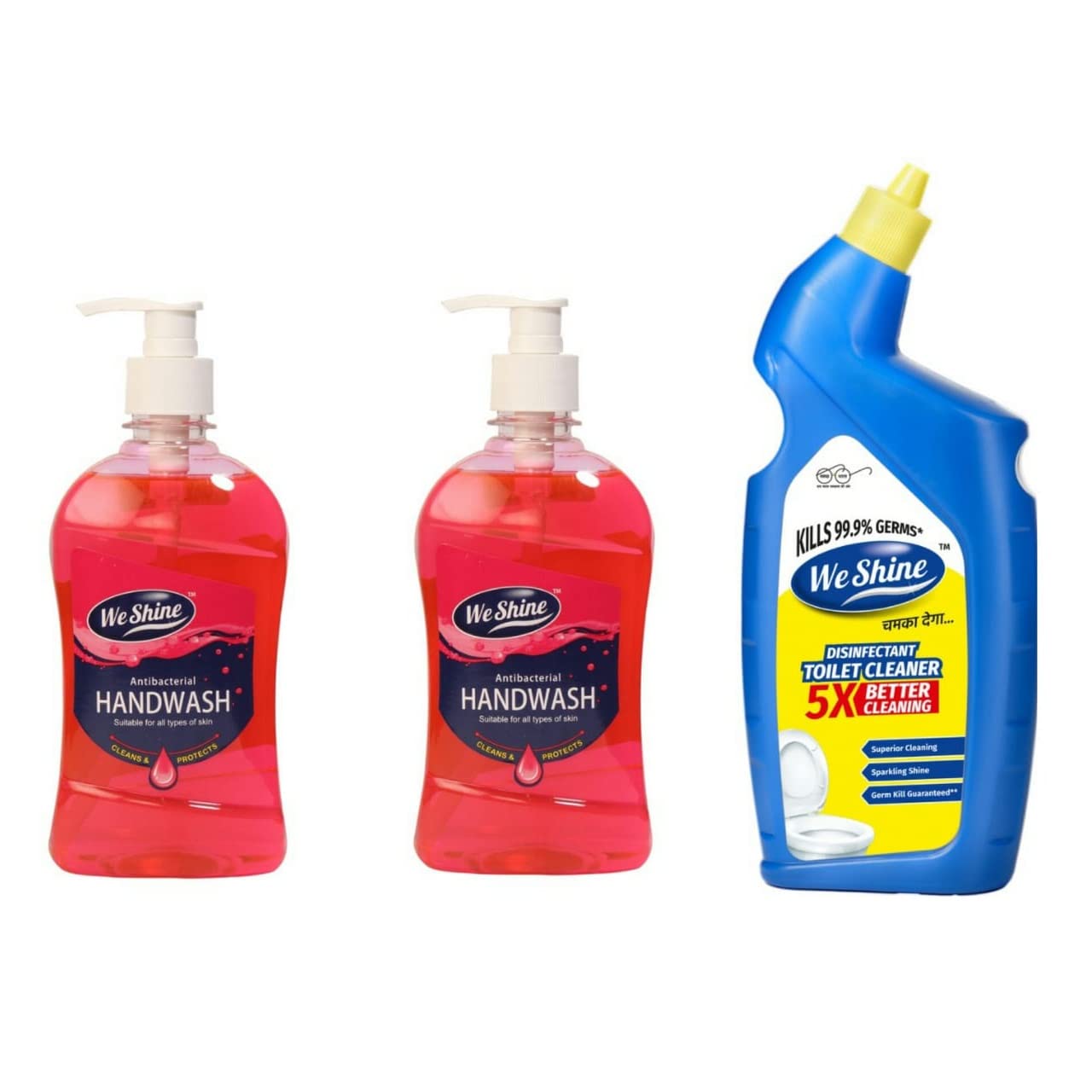 We Shine Combo Set 2 Hanswash and 1 Toilet Cleaner (KS - 2H.1T FREE(72))