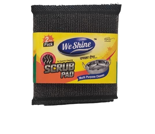 We shine Scrub pad - Pack of 4, Scrubber for Kitchen Utensils