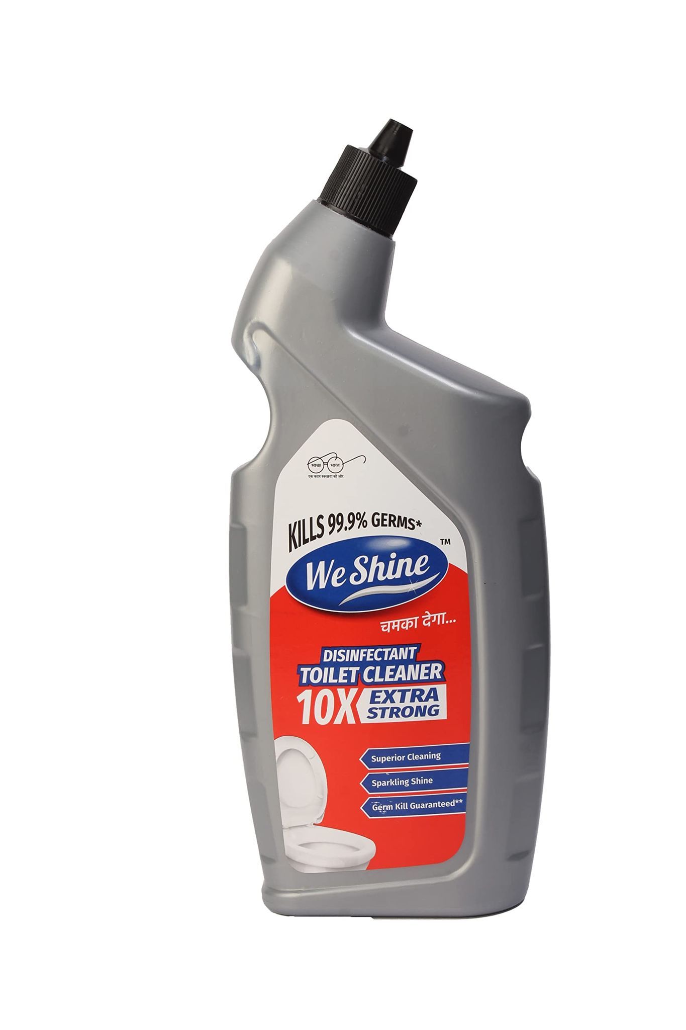 We Shine Disinfectant 10X Extra Strong Toilet Cleaner| Kills 99.9% Germs and Bacteria long lasting Fragnance - 1 L