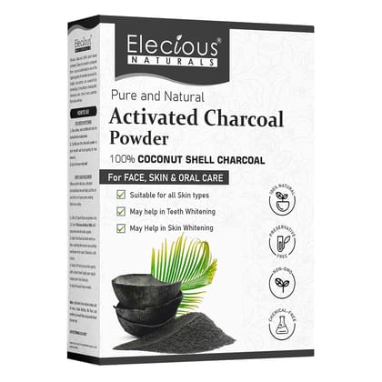 Elecious Naturals Activated Charcoal powder (200 grams)