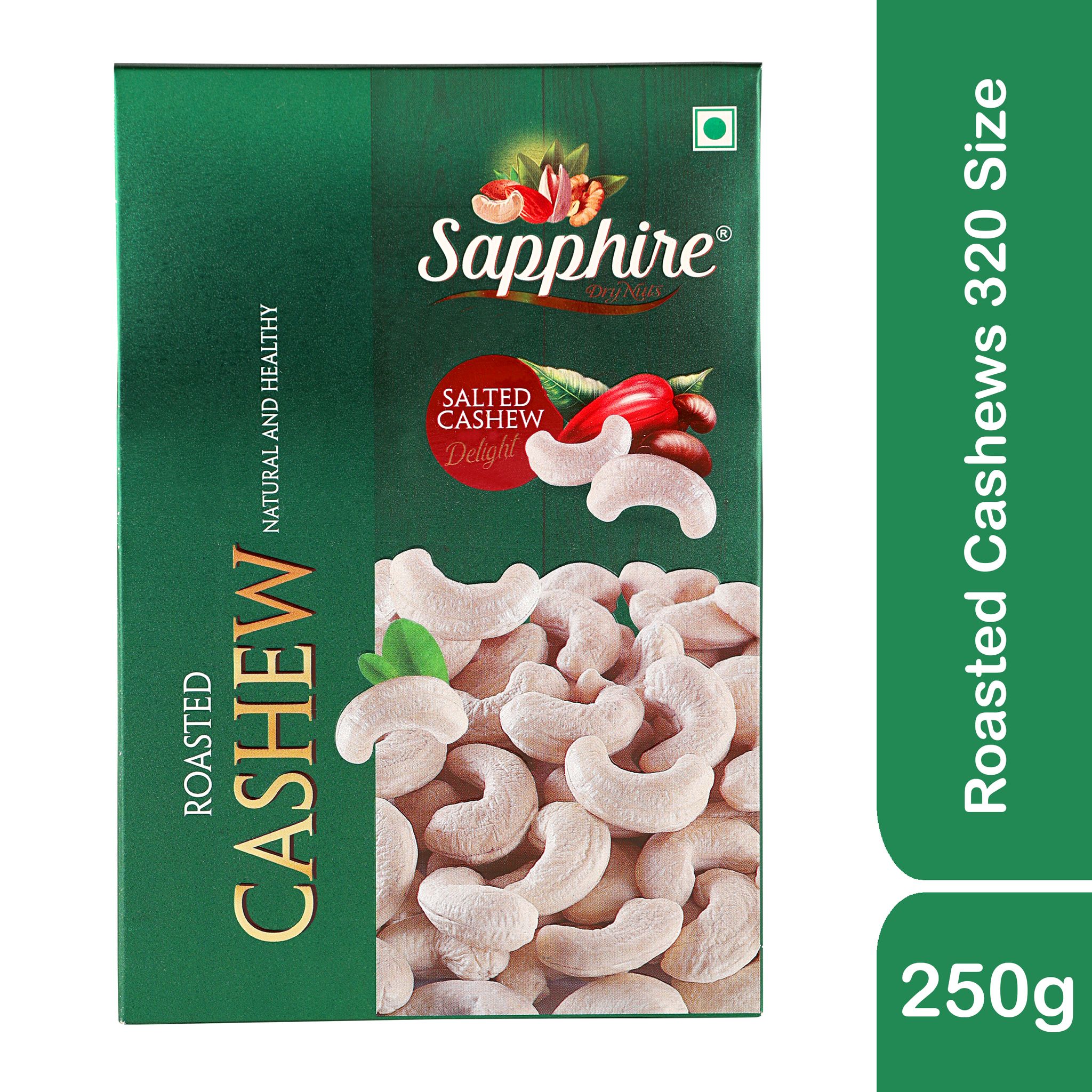 SAPPHIRE Cashew Roasted Salted W320 (250gm)