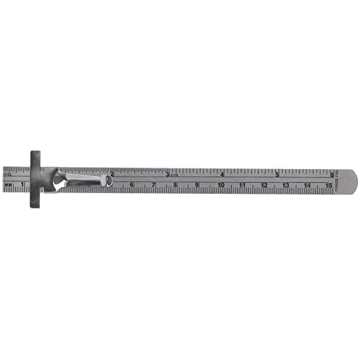 Stainless Steel Pocket Rule Handy Ruler Pack of 3-6"