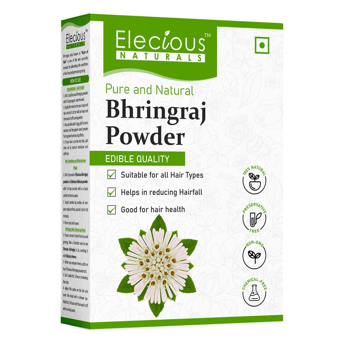 Elecious Bhringraj Powder (200 Grams)