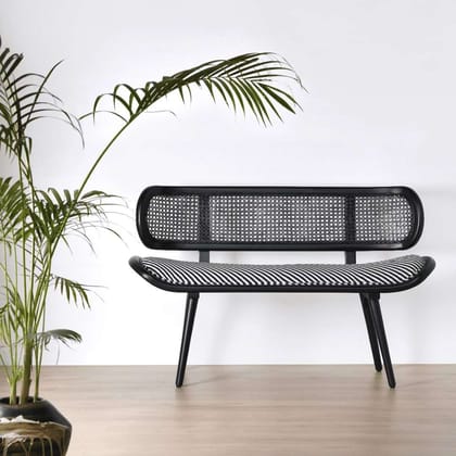 Avalon Cane Bench