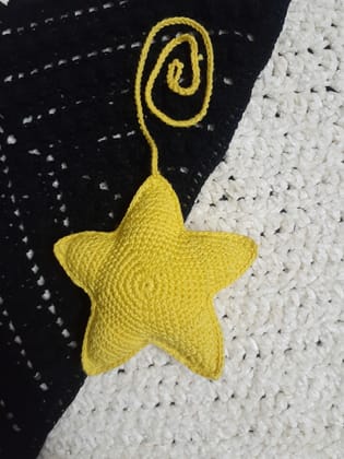 Plumtales Handcrafted Yellow Star Hanging