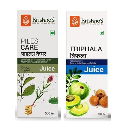 Piles Care Juice 500ml | Triphala Juice 500ml- Digestive Wellness Combo