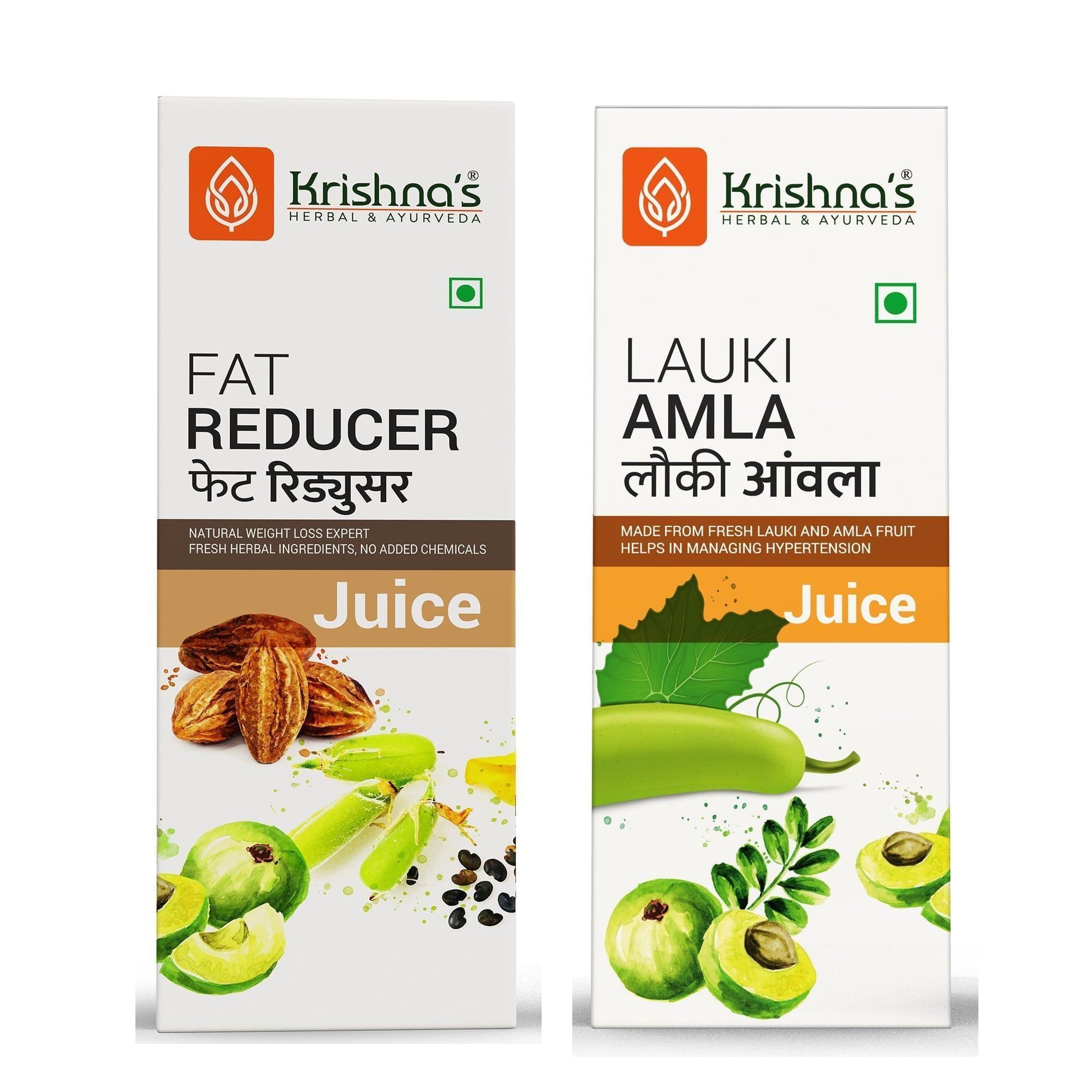 Fat Reducer Juice 1000 ml | Lauki Amla 500 ml- Weight Management Combo