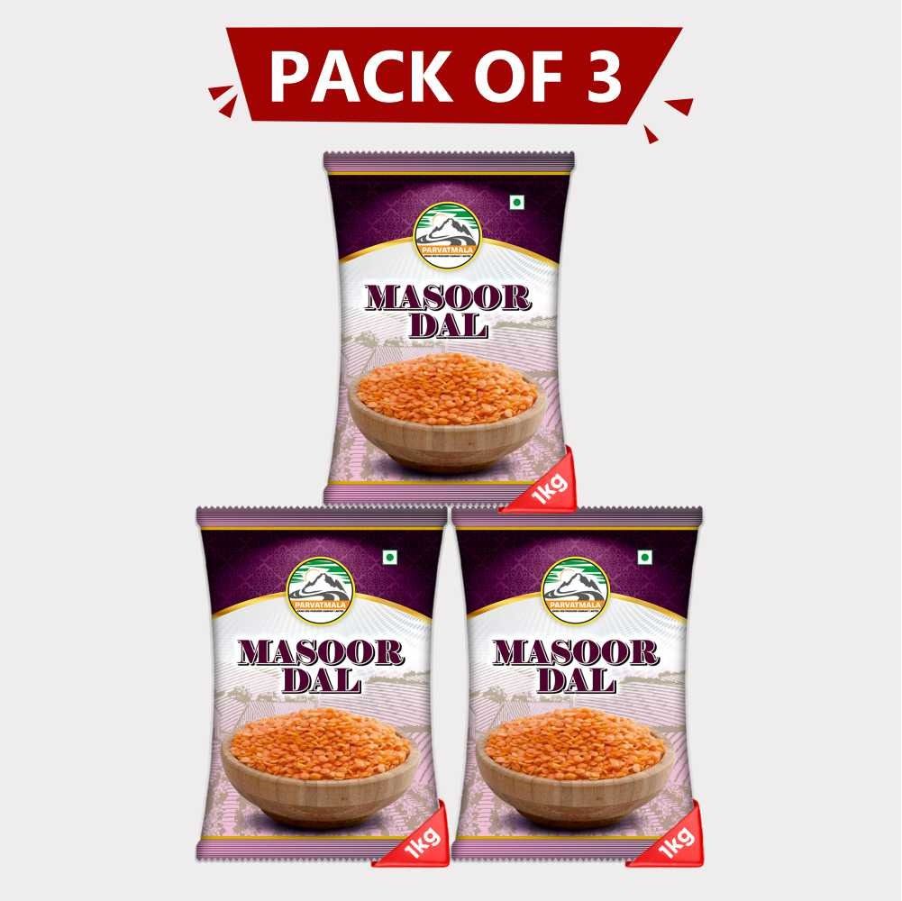 Masoor Dal (Pack of 3)