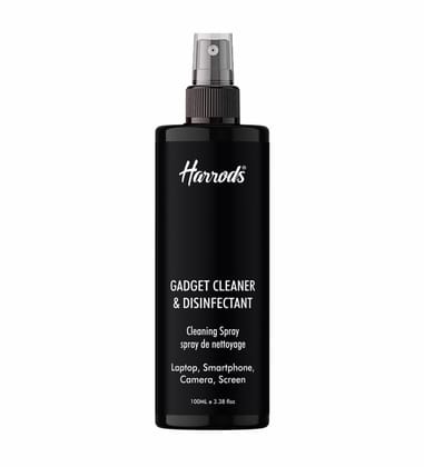 Harrods Gadget Cleaner 100ML | Spectacles Cleaner | Eye Glass Cleaner | pecs Cleaner, Screen Cleaning & Sanitizer Kit for Smartphones, Tablets, Eyeglasses, E-Readers, LED, LCD & TVs