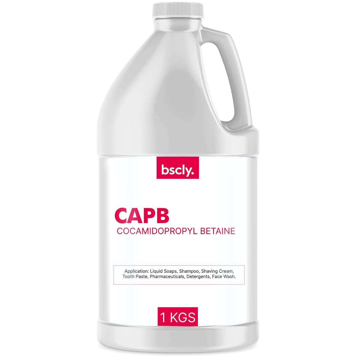 BSCLY CAPB Liquid Cocamidopropyl Betaine - For Hand Soap Making, Shampoo Making, DIY Cosmetic Making, Water Soluble - 1Kg