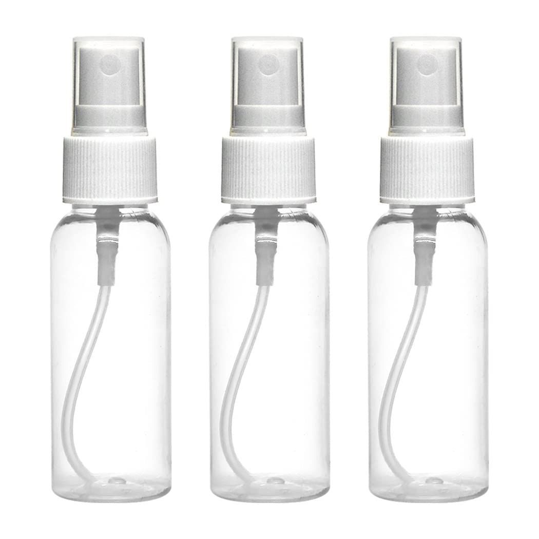 HARRODS 30 ml Transparent Plastic Empty Refillable Reusable Fine Mist Spray Bottle Container For Sanitizer, Perfume, Rose Water, Travel, Home Care, Other Diy (3)